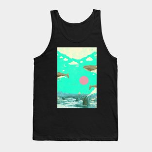 FLOATING WHALES Tank Top